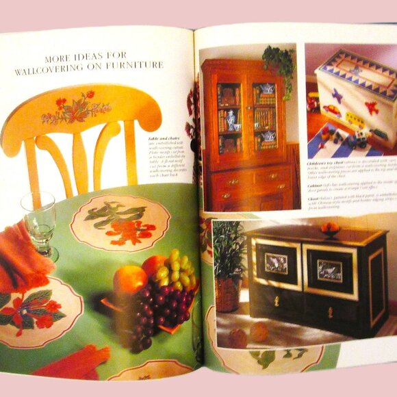 Decorating(book)with Fabric & Wallpapering projects & Ideas by Randam House publ - Picture 8 of 15